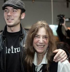Patti Smith e Jackson Frederick Smith