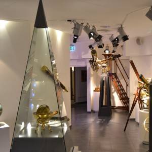 La sala del museo dell’osservatorio