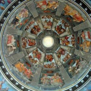 La cupola della chiesa