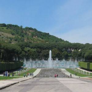 Mostra d’Oltremare, la fontana dell’Esedra