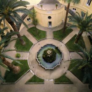 Il chiostro dall’alto