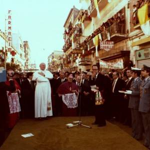 Le immagini della prima visita a Pompei di Papa Wojtyla (21 ottobre 1979)