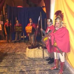 Presepe vivente di Scafati (edizione 2013): centurione e soldati romani