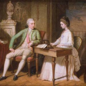 Sir William Hamilton e la moglie Catherine