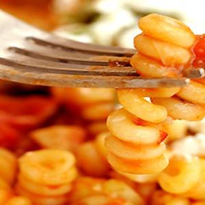 Fusilli pomodoro e provolone del monaco