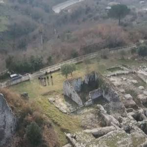 Drone in volo su Cerreto Sannita