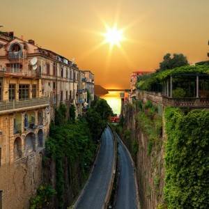 Tramonto a Sorrento