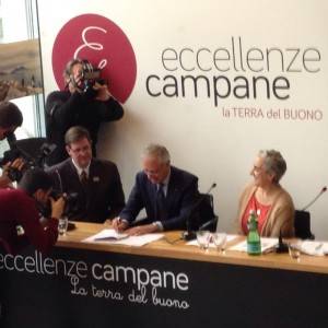 Eccellence Campane sponsor del padiglione Usa a Expo 2015, la firma dell’accordo