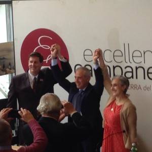 Eccellenze Campane sponsor Usa ad Expo: l’esultanza di Fass, Scudieri e Barrosse