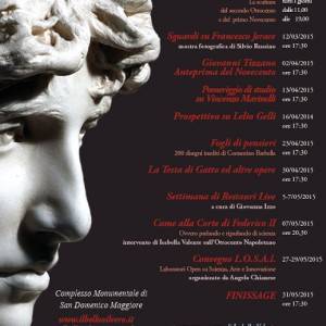 Il programma degli eventi