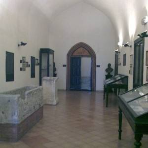 La gallleria d’ingresso del museo archeologico di Nocera