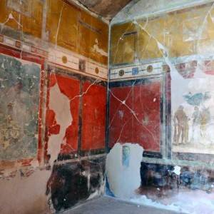 Pompei, Casa del Sacerdos Amandus pareti affreschi