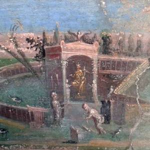 Pompei, Casa dell’Efebo particolari affreschi