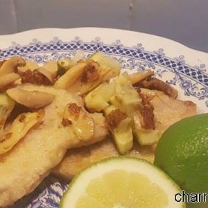 scaloppine funghi limoni verdi procida