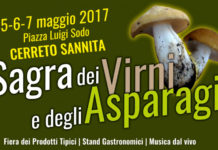 sagre campania maggio 2017 virni e asparagi cerreto sannita