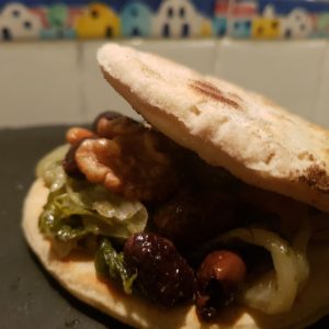 pizza di scarole destrutturata