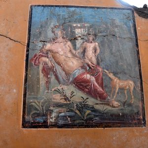 Affresco di Narciso_Pompei_Regio V